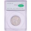 Image 1 : 1920-S Standing Liberty Quarter Coin PCGS MS63 CAC Old Green Rattler