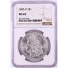 Image 1 : 1885-O $1 Morgan Silver Dollar Coin NGC MS65