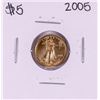 Image 1 : 2005 $5 American Gold Eagle Coin