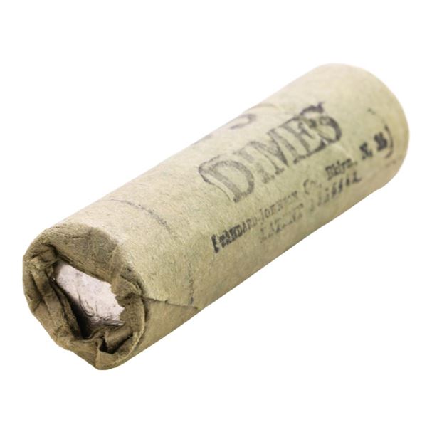 Original Bank Roll of (50) Brilliant Uncirculated 1963 Roosevelt Dimes