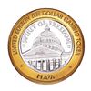 Image 1 : .999 Silver Plaza Hotel & Casino Las Vegas, NV $10 Limited Edition Gaming Token