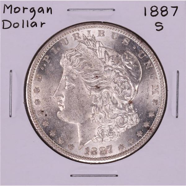 1887-S $1 Morgan Silver Dollar Coin