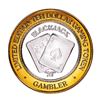 Image 1 : .999 Silver Gambler Hotel & Casino Reno, NV $10 Limited Edition Casino Gaming Token