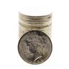Image 1 : Roll of (20) Brilliant Uncirculated 1922 $1 Peace Silver Dollar Coins
