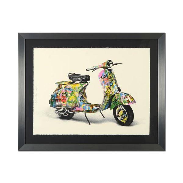 Mr Brainwash "Vespa (Small)" Limited Edition Serigraph on Paper