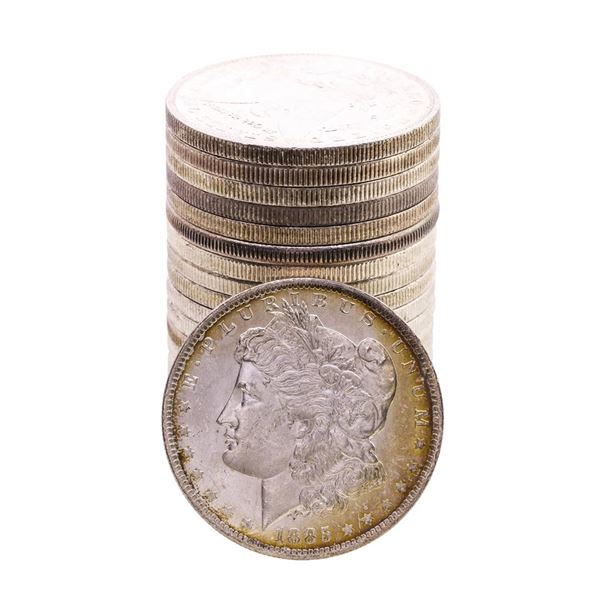 Roll of (20) Brilliant Uncirculated 1885-O $1 Morgan Silver Dollar Coins
