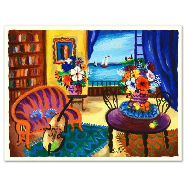 Shlomo Alter "Cello" Limited Edition Serigraph on Paper