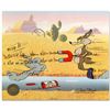 Image 2 : Chuck Jones "Road Runner and Coyote: Acme Birdseed" Limited Edition Serigraph Sericel