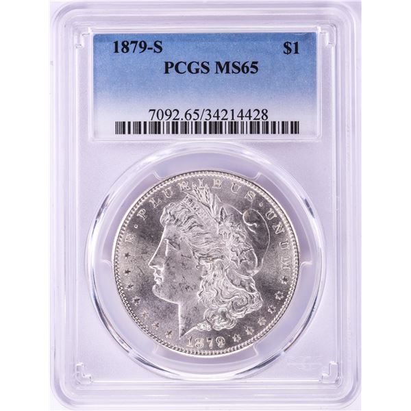 1879-S $1 Morgan Silver Dollar Coin PCGS MS65