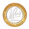 Image 2 : .999 Silver Paris Las Vegas, Nevada $10 Casino Limited Edition Gaming Token