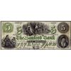 Image 1 : 1861 $5 The Sanford Bank Sanford, ME Obsolete Banknote