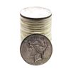 Image 1 : Roll of (20) Brilliant Uncirculated 1922 $1 Peace Silver Dollar Coins
