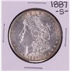 Image 1 : 1887-S $1 Morgan Silver Dollar Coin