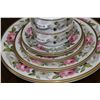 Image 2 : Royal Worcester "Royal Garden" bone china dinnerware including settings for eight of dinner plates, 