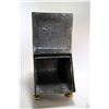 Image 2 : Vintage brass coal hod with galvanized liner and coal shovel