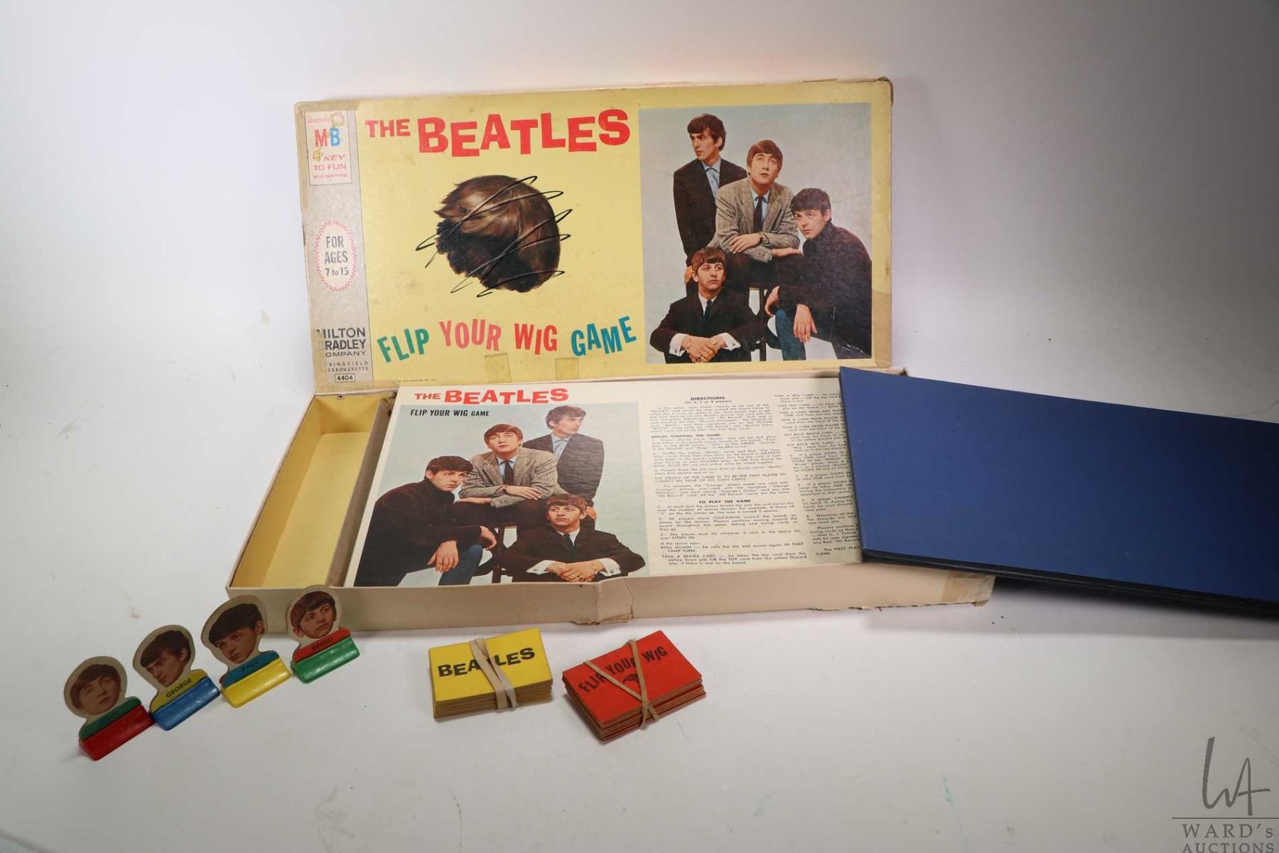 The Beatles board game by Milton Bradley Co. including board, all four