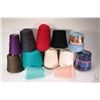 Image 1 : Eleven full and partial cones of knitting machine/ hand knitting wool including full cone Lister-Lee