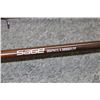 Image 2 : Sage Graphite II two piece fly rod mdl. B890 GFLRP, 9" in length, 8 wt. with wood seat, sleeve and a