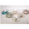 Image 1 : Six china cups and saucers including Shelley Hibiscus, Paragon and Aynsley. Note: Not Available For 