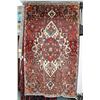 Image 1 : 100% Iranian Bakhtiar wool area carpet with center medallion, overall geometric floral in tones of b