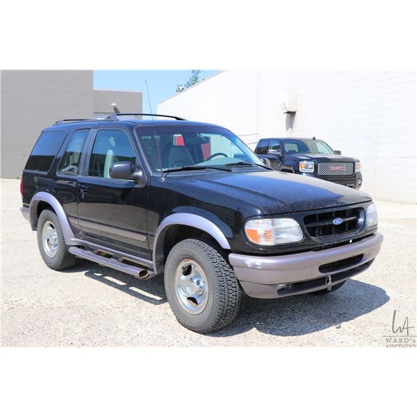 1997 Ford Explorer, two door 4X4 121975 kms, four litre SOHC, automatic transmission with air, cruis