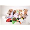 Image 1 : Sixteen collectible Beanie Babies including Ringo the racoon, Wrinkles the bulldog, Lucky the lady b