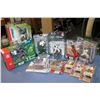 Image 1 : Eleven packaged sports figures including Brent Favre, Terrell Owens, three MBA dual packs, Tiger Woo