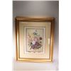 Image 1 : Two gilt framed botanical floral still-life pictures, each 29" X 25". Note: Not Available For Shippi