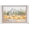 Image 2 : Two small original watercolour paintings including titled on verso "Mt. Rundle, Banff, Alberta" and 