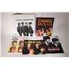 Image 1 : Five Beatles collectible books including four soft cover and a hardcover pictorial book "Looking Thr