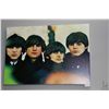 Image 3 : Three pieces of Beatles wall art including vintage framed George Harrison poster plus two modern pie