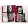Image 1 : Four cased Canadian double dollar proof sets including 1983, 1986, 1987 and 1988