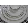 Image 2 : Selection of Wedgwood "Doric" bone china dinnerware including servings for eight of dinner plates, l