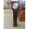 Image 1 : Oak Floor Modle Clock- Silent Chime 52"H 10"W 7"D