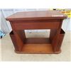 Image 1 : Magazine Stand/ End Table w Drawer 20"H 24"W 13" D