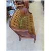 Image 2 : Upholstered Settee W Cane Sidesm 43"W