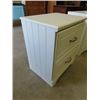 Image 2 : 2 Painted 2 Drawer Nite Tables 25"H 21"W 16"D