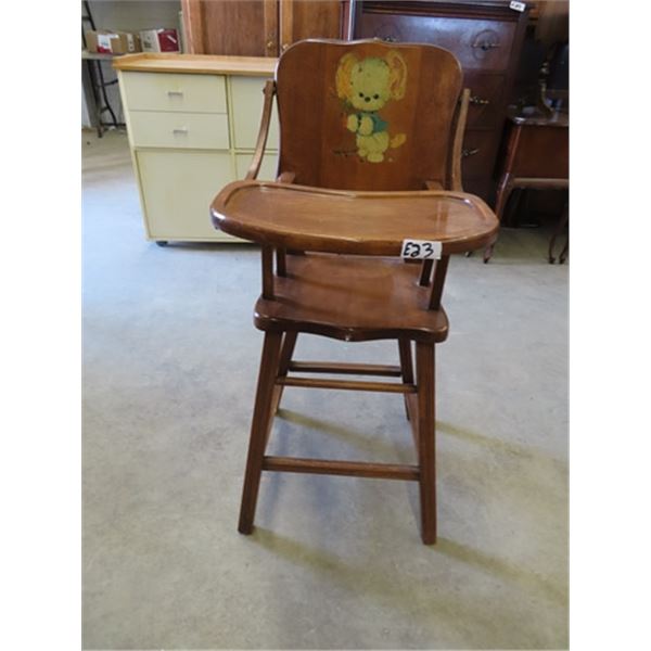 Wooden High Chair