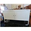 Image 1 : Metal Locking Cabinet w Key 25"H 46"W 16"D
