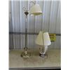 Image 1 : Porc Table Lamp & 5' Brass Lamp