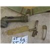 Image 2 : Military Army Flashlight , Army Belt w Brass Hardware