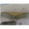 Image 3 : Military Army Flashlight , Army Belt w Brass Hardware