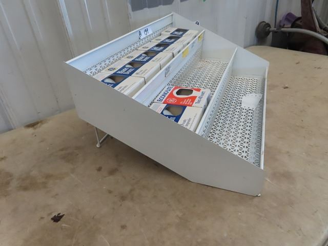 GE Hardware Store Metal Light Bulb Rack