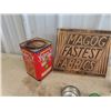 Image 2 : Biscuit Tin , Hair Color,  & Wood Fabric Sign