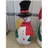 Image 2 : Light Up Christmas Yard Decorations Santa 42"H, Snowman 31"H