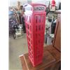 Image 2 : Telephone Booth Style - What Not Shelf- 33" H 8"W 6.5" D