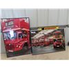 Image 1 : Framed Double Decker Bus Pictures 1) 20" x 30" & 1) 30" x 20"