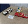 Image 1 : Metal Friction Police & Fire Cars & Metal Top