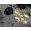 Image 2 : (TB) 12 Drum Cymbals, 4 Stands & Case