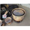 Image 2 : (TB) Evans Drum Set - 4 Pc w Stool & Soft Carry Cases